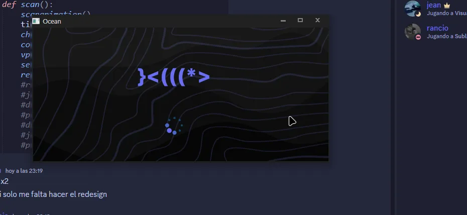 Ocean Initial GUI